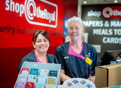 Hospital shop staff